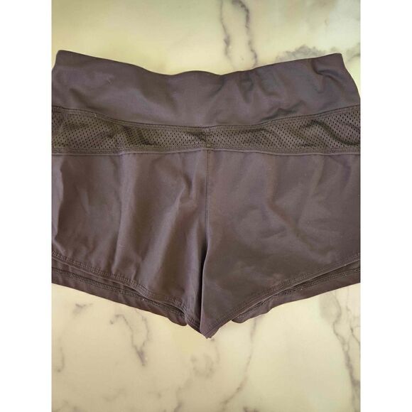 Womens black Medium shorts gym activewear running lined pull on short shorts - Picture 4 of 4